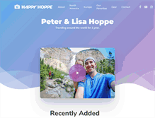 Tablet Screenshot of happyhoppe.com
